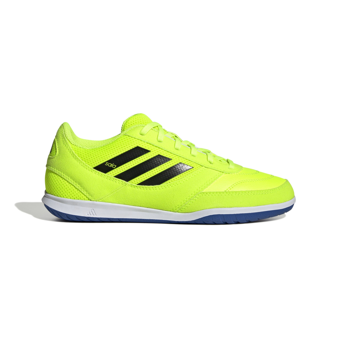 Adidas Top Sala Competition II Zaalvoetbalschoenen (IN) Kids Neongeel Zwart Blauw