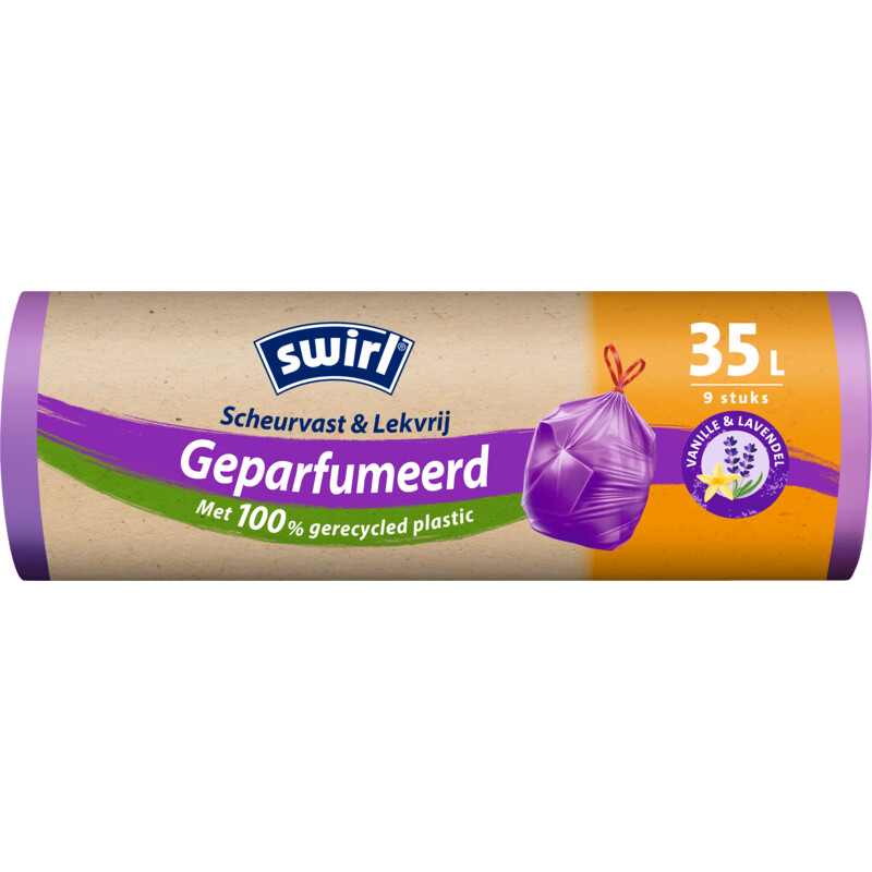 Swirl Pedaalemmerzak vanille lavendel 35l