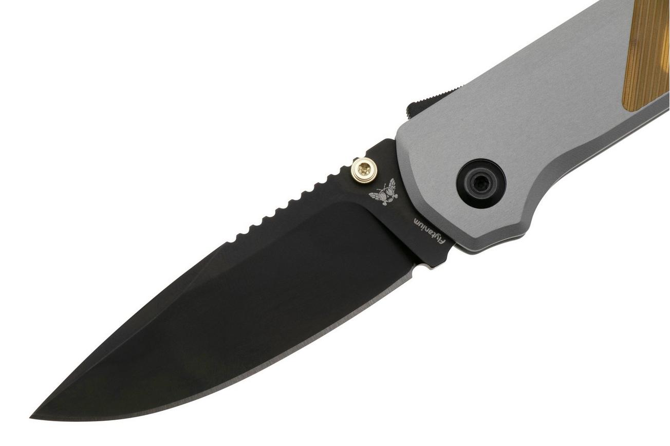 Flytanium Arcade Shark-Lock 1312 Black DLC, Aluminum Gunmetal Ultem Inlays, zakmes
