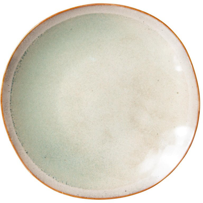 HKliving 70's Ceramic ontbijtbord Ø22 set van 2 mist