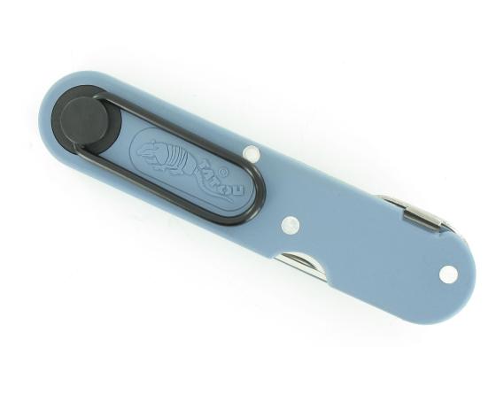 Tatou - 4 pièces + Tire-Bouchon - Manche Bleu - pochette Bleu Couteau Ethique par Tatou