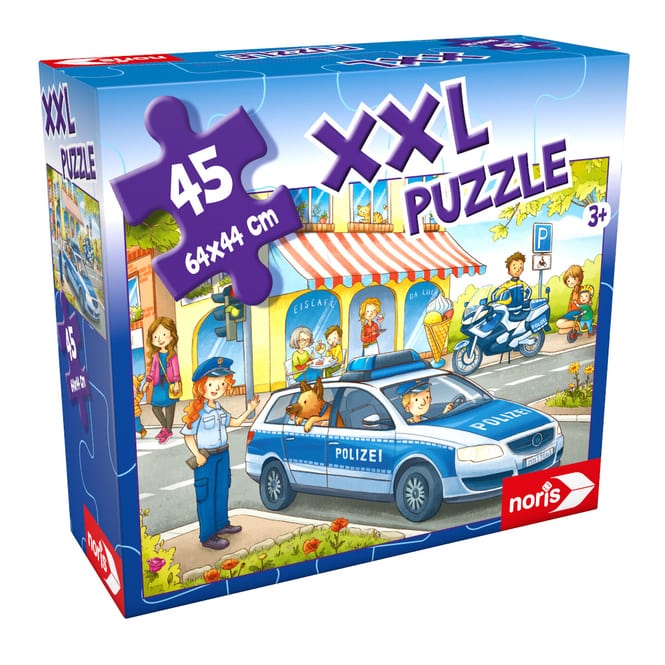 Bodenpuzzle - Auf Streife mit der Polizei