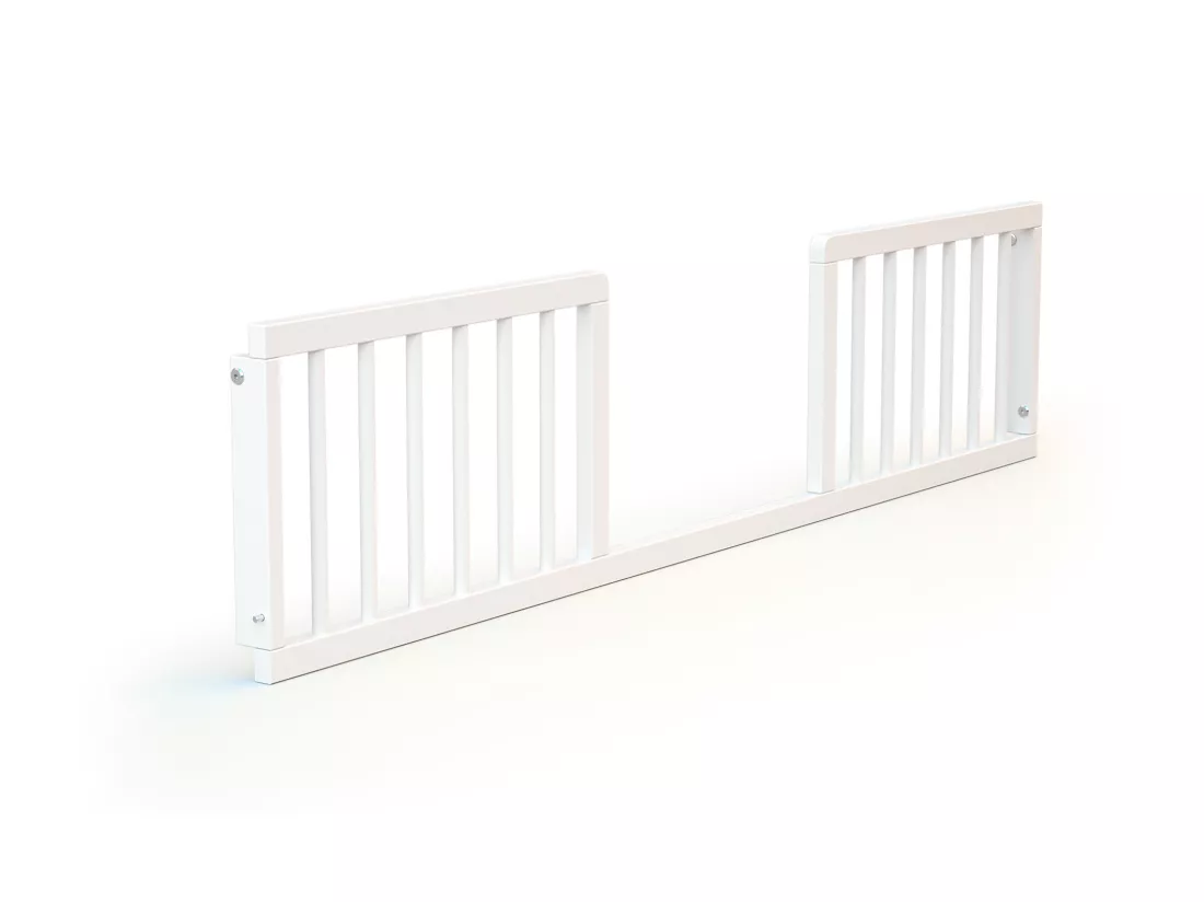 Barrière de lit bébé en bois FESTIVE Blanc 140 cm