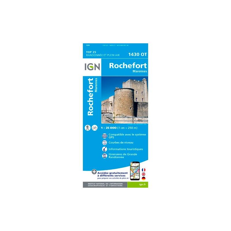 Rochefort / Marennes - Carte topographique