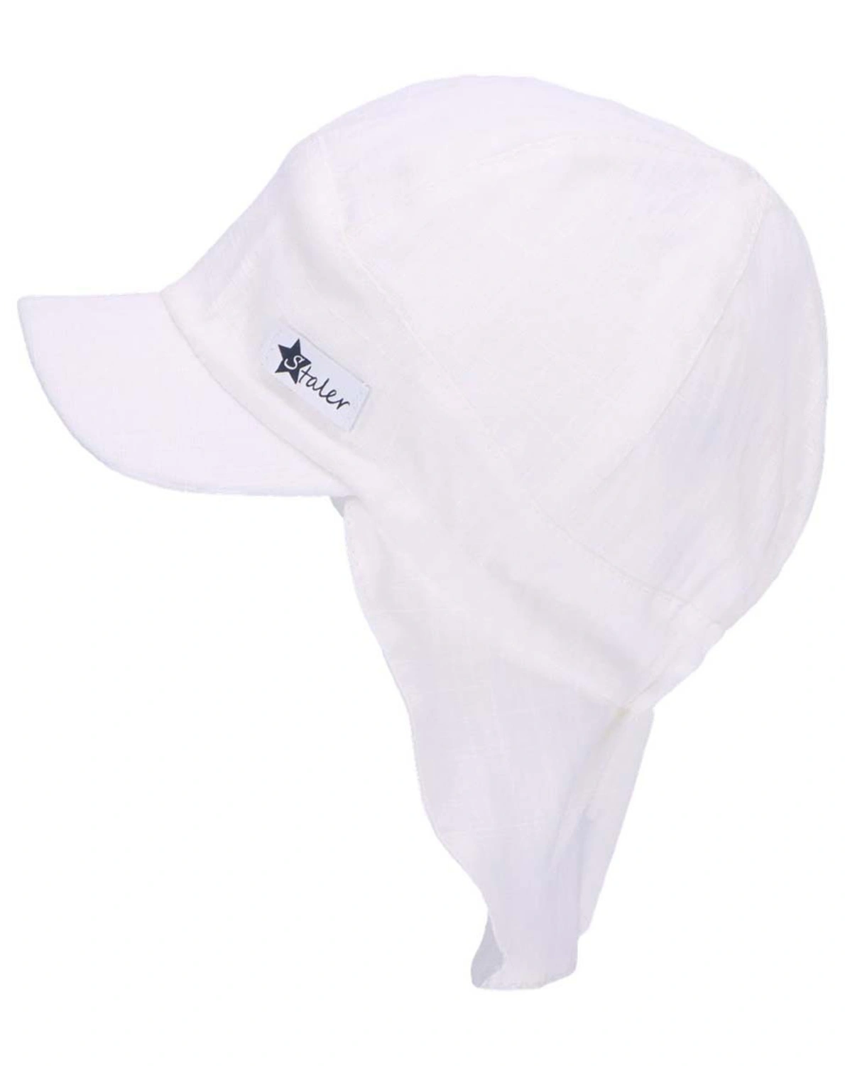 Schirmmütze COTTON mit Nackenschutz in ecru