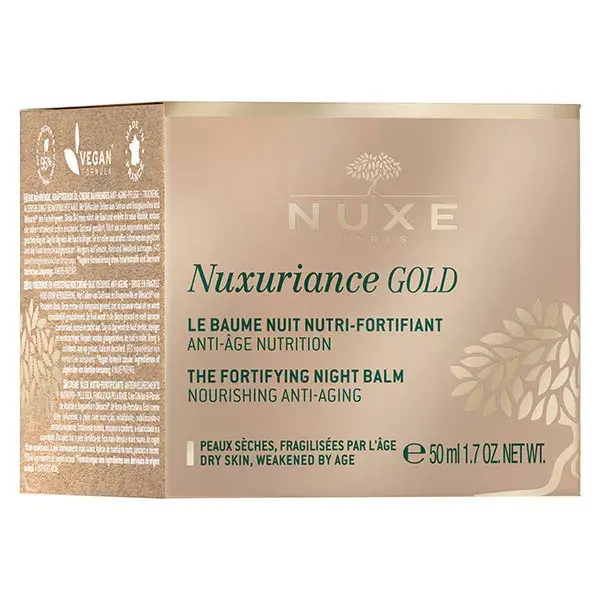 Bálsamo Noturno Antienvelhecimento Nutri-Fortificante Absoluto Nuxe Nuxuriance Gold 50ml