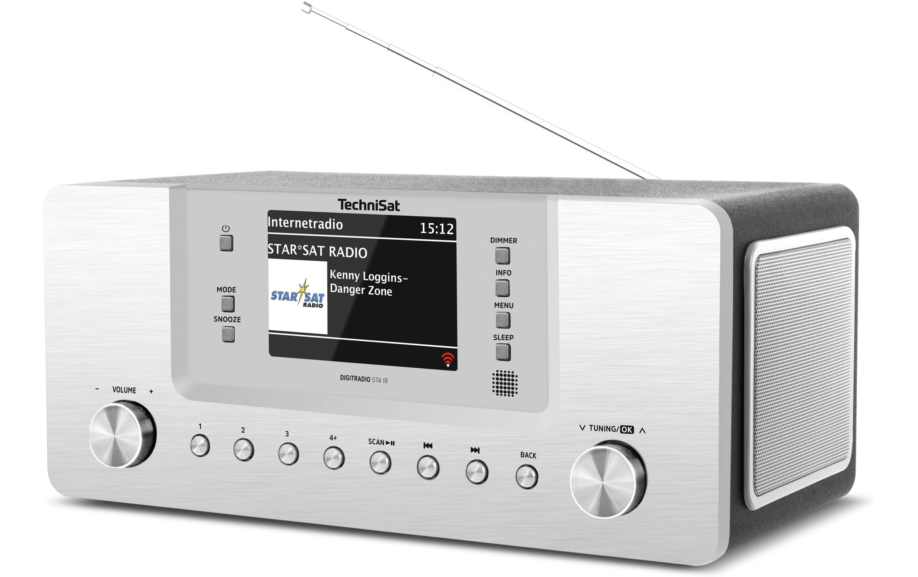 Internet Radio DigitRadio 574 IR Silber<br>Stationäres Internet-Stereoradio