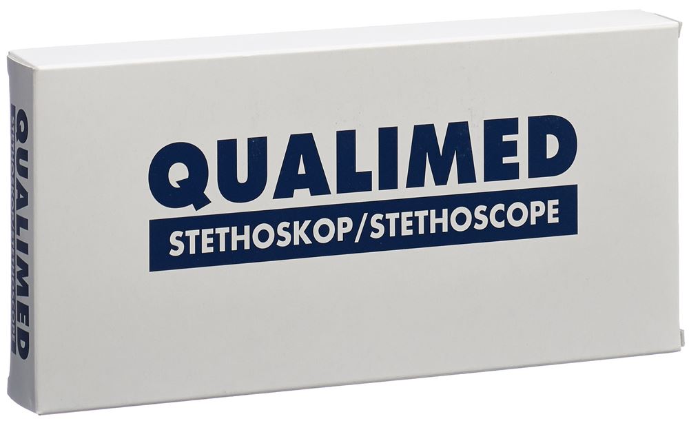 Qualimed Doppelkopf-Stethoskop NURSE<br>1 Stück, rot