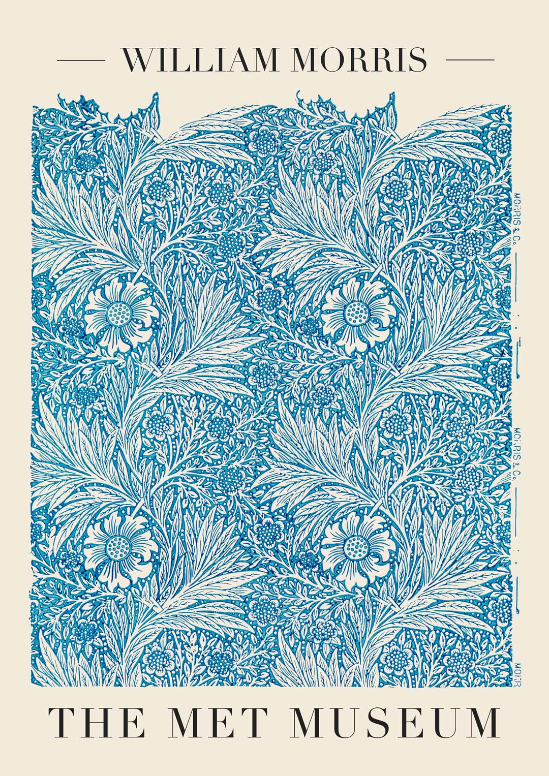 William Morris Blue Marigold Kunstausstellung