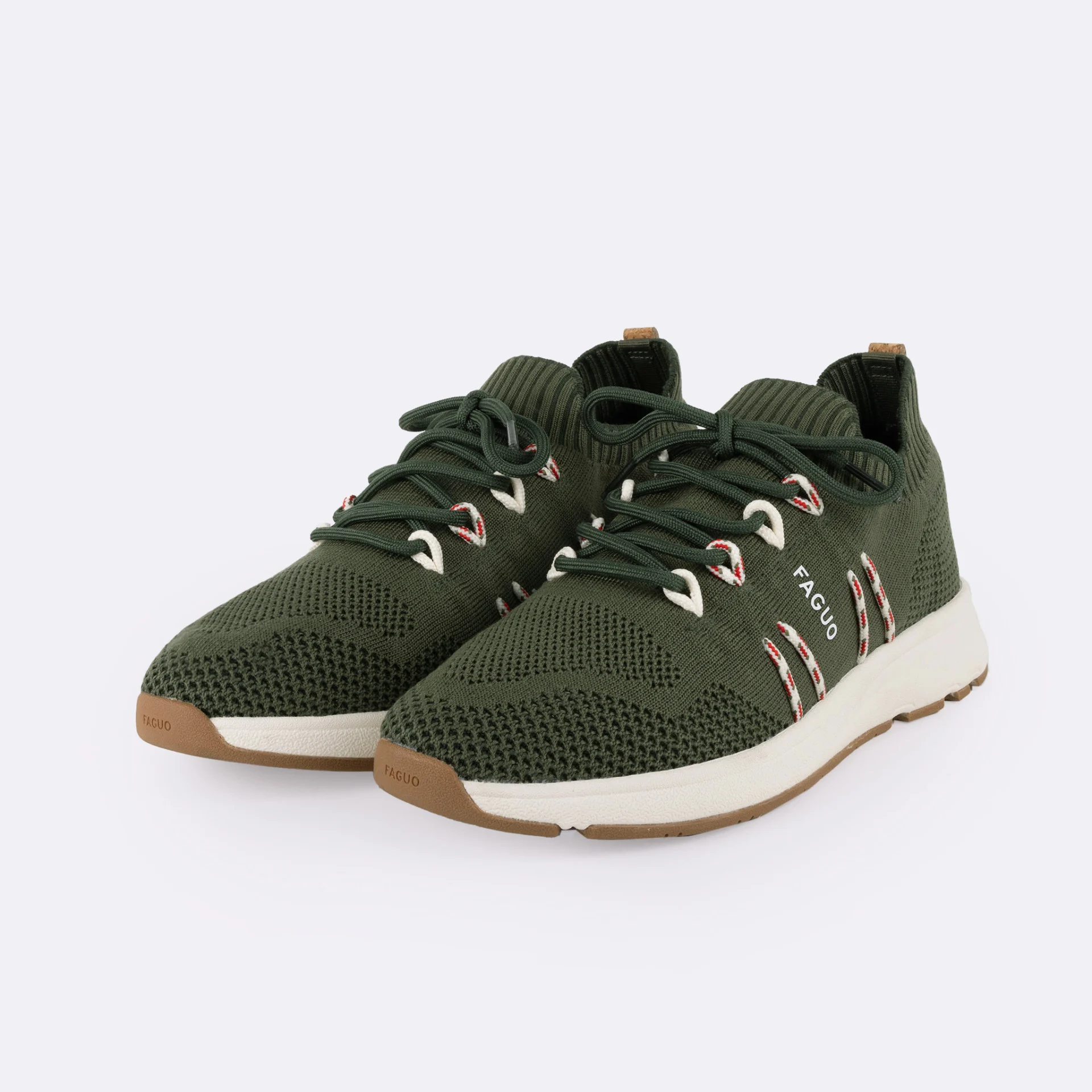 Runnings kaki vegan végan en tencel et phylon - modèle heartwood