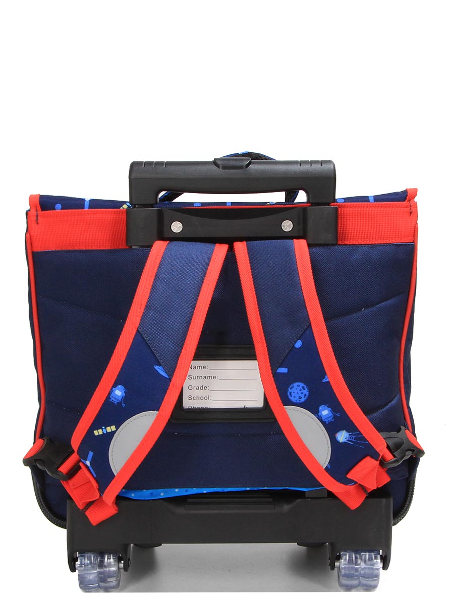 Cartable À roulettes Snowball Kid Robot Dino 38 cm