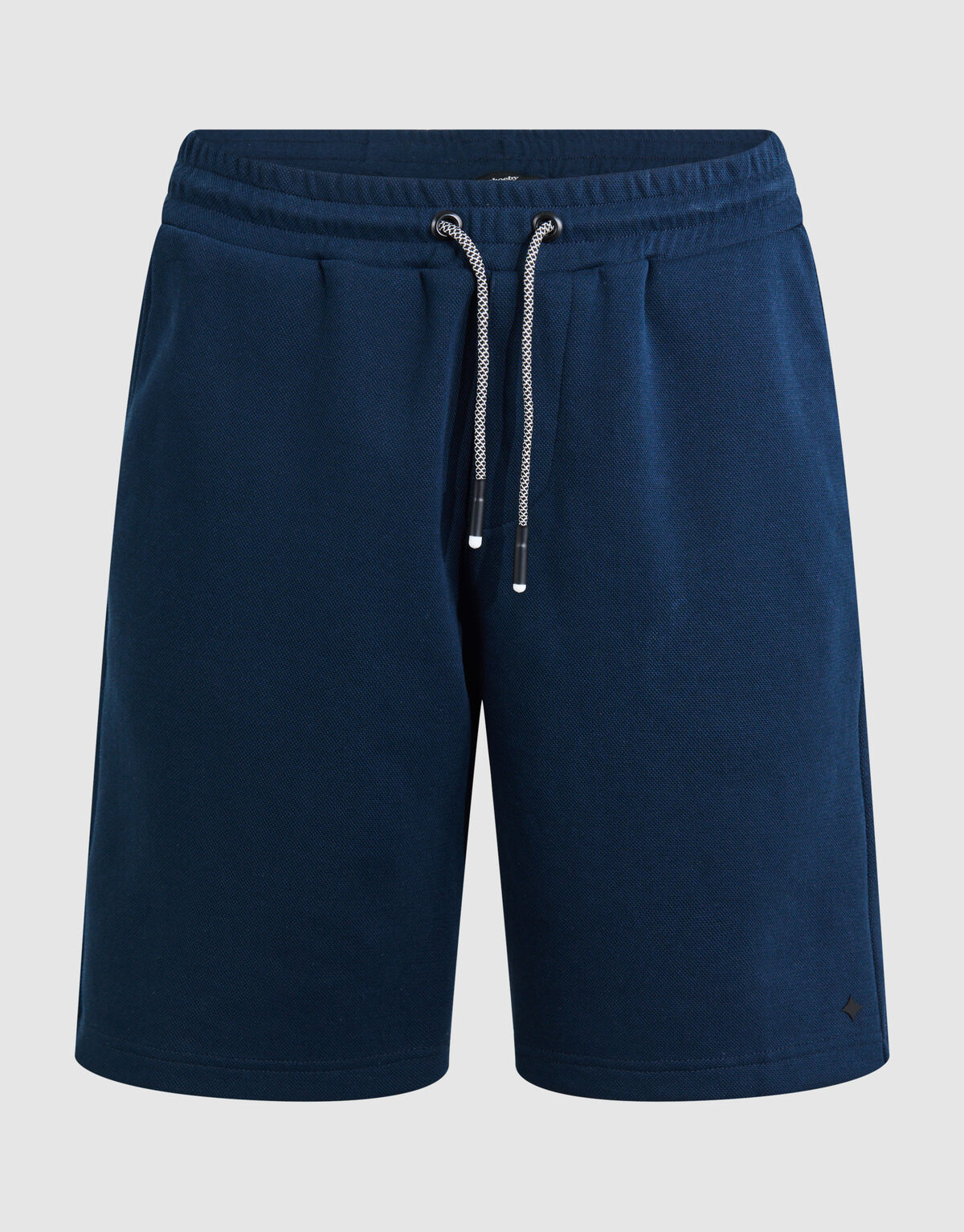 Pique Logo Short Blauw