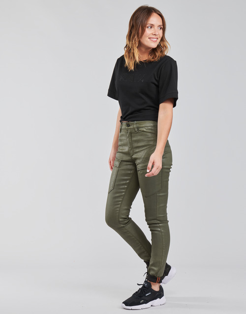 G-Star Raw - HIGH G-SHAPE CARGO SKINNY PANT WMN - Kaki
