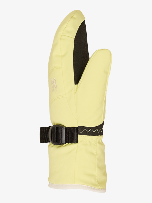 Roxy Jetty Girl Solid Moufles techniques ski/snowboard Jaune Fille