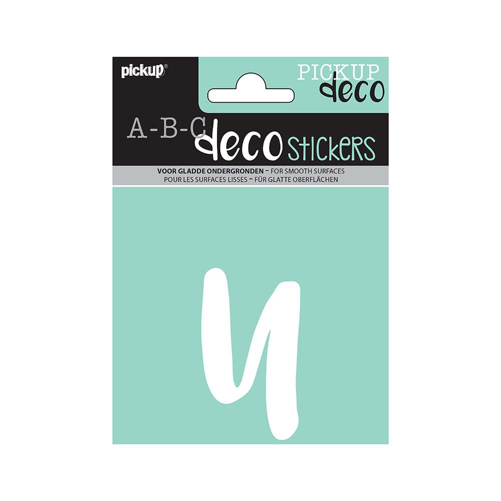 HUSBOKSTAVER PICKUP U ABC DECO ZOË 110 MM U HVIT