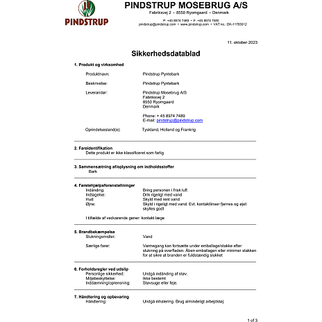 Pindstrup plantemuld sphagnumfri 8 liter