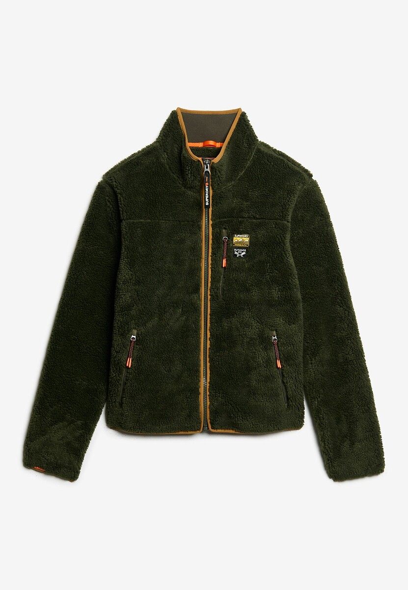 SUPERDRY<br>Lã Sherpa com zíper