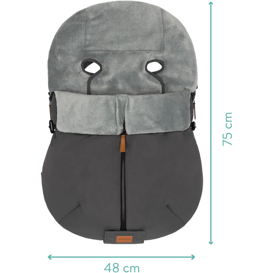 fillikid Winterfußsack Sella Elite Polyester Grau