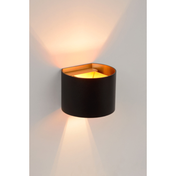 Lucide XIO wandlamp LED dimb. G9 2700K Zwart