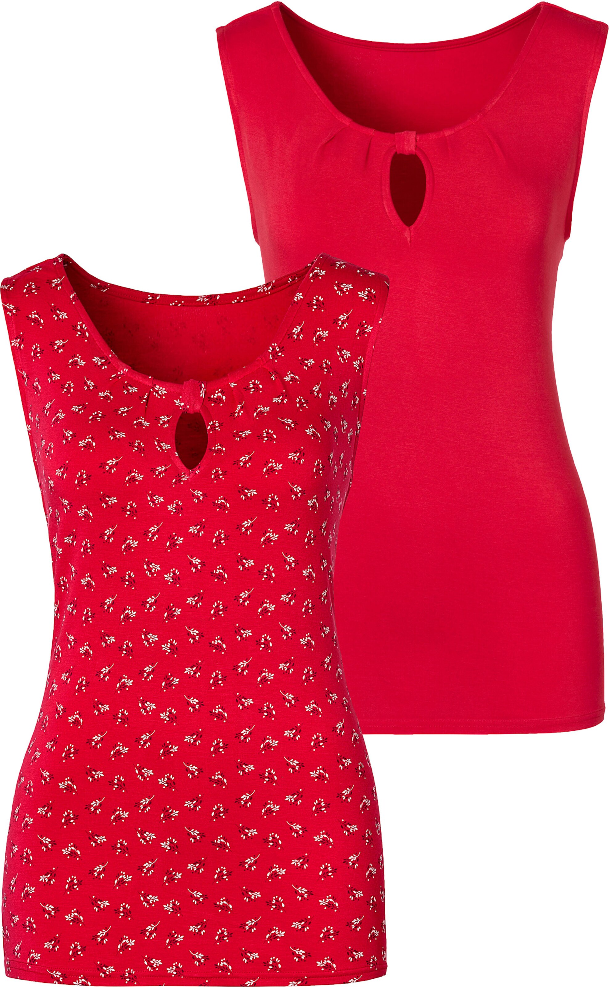 LASCANA Shirttop in rot