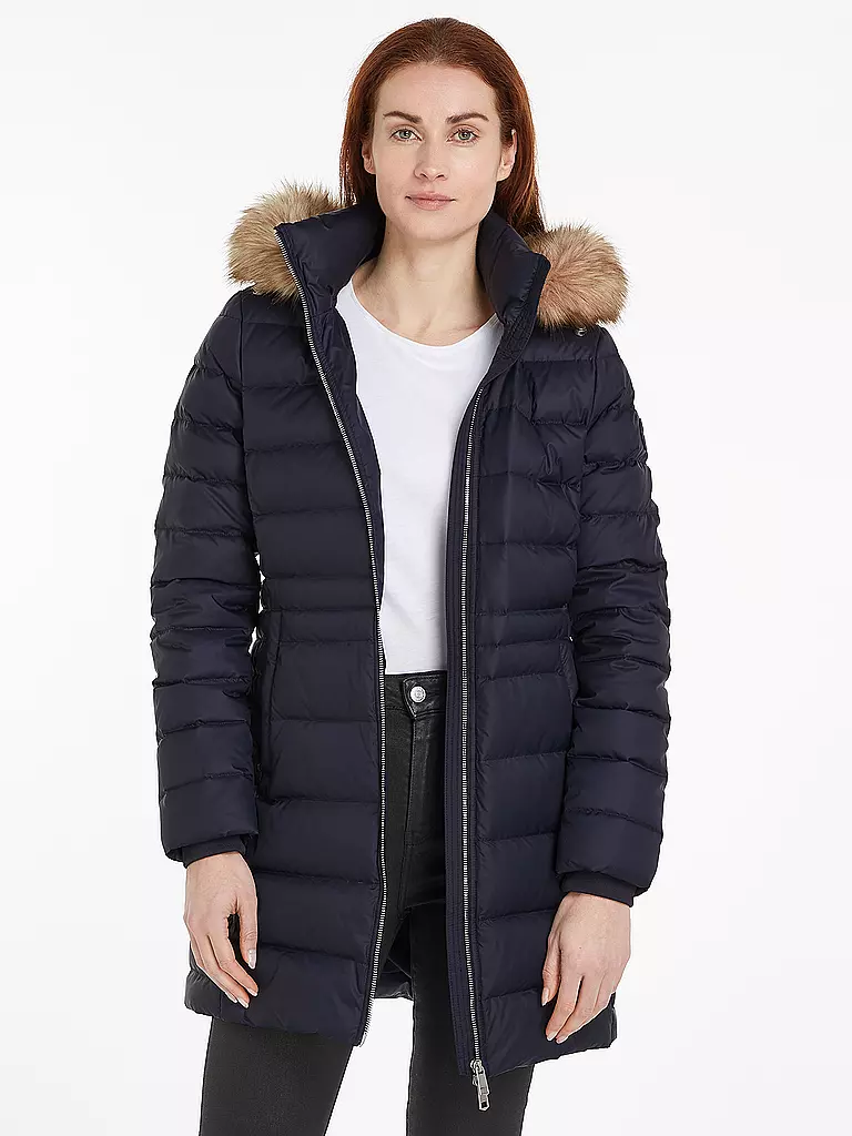 TOMMY HILFIGER Daunenmantel TYRA dunkelblau
