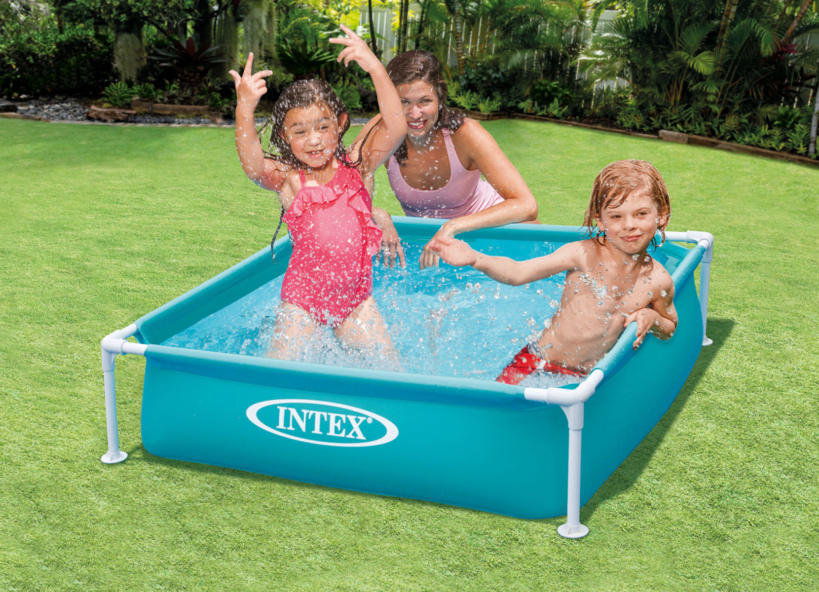 Schwimmbecken Frame-Pool Mini 122x122x30cm