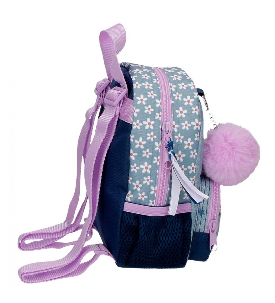 Mochila azul estilo Minnie da Disney - 19x23x8cm