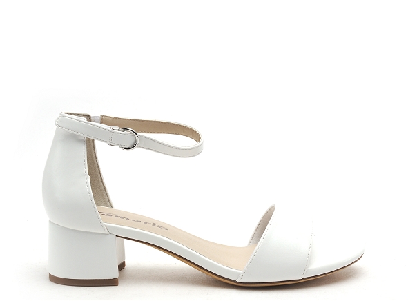 Tamaris nu pieds talons femme 28295 20 blanc