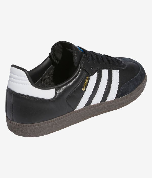 adidas Skateboarding Samba ADV Schuh (core black white gum gold)