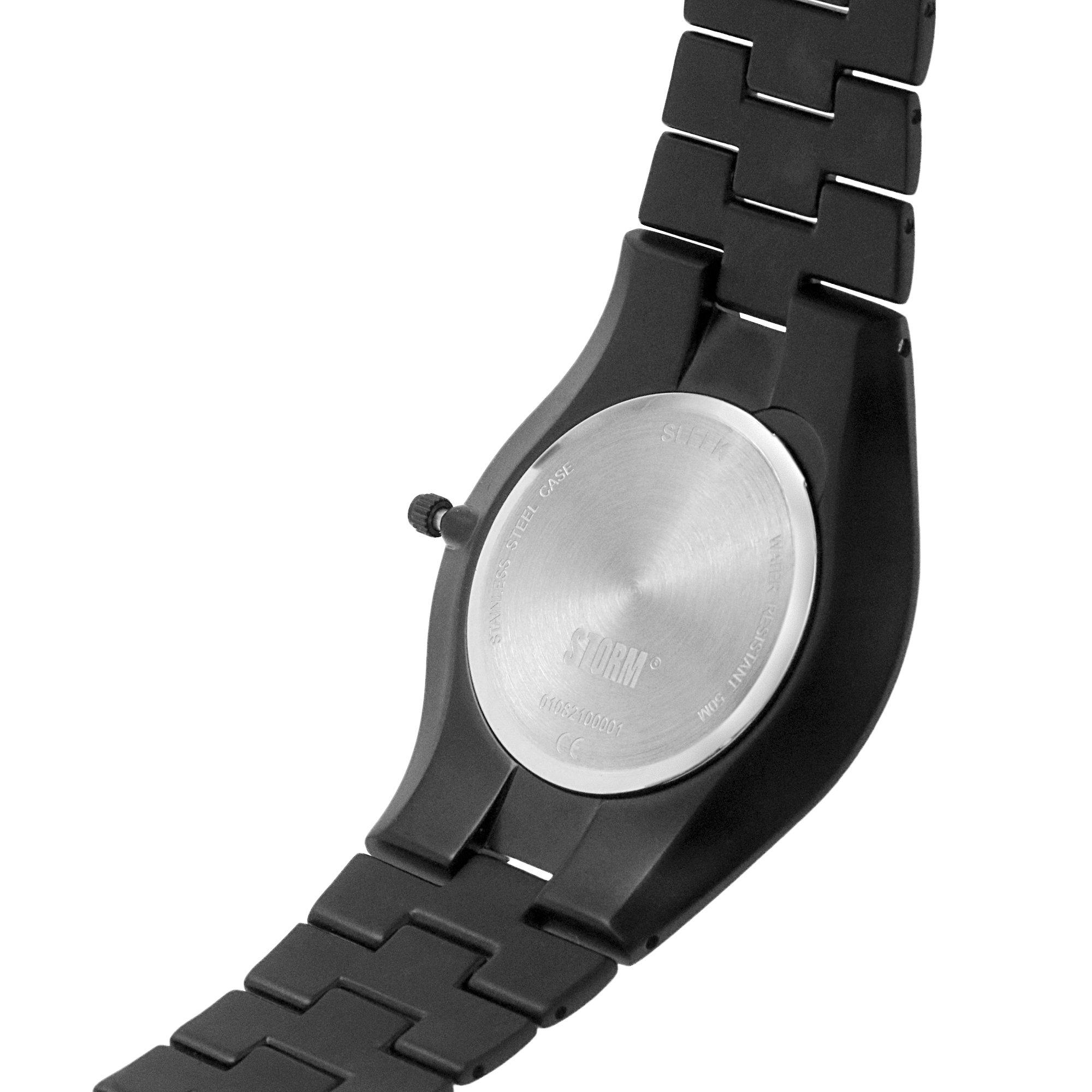 Storm Sleek Slate Stainless Steel Fashion Analogue Quartz Watch