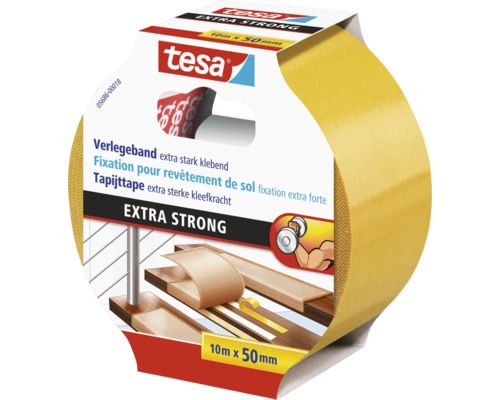 tesa dubbelzijdige plakband, extra sterk, 10m x 50mm