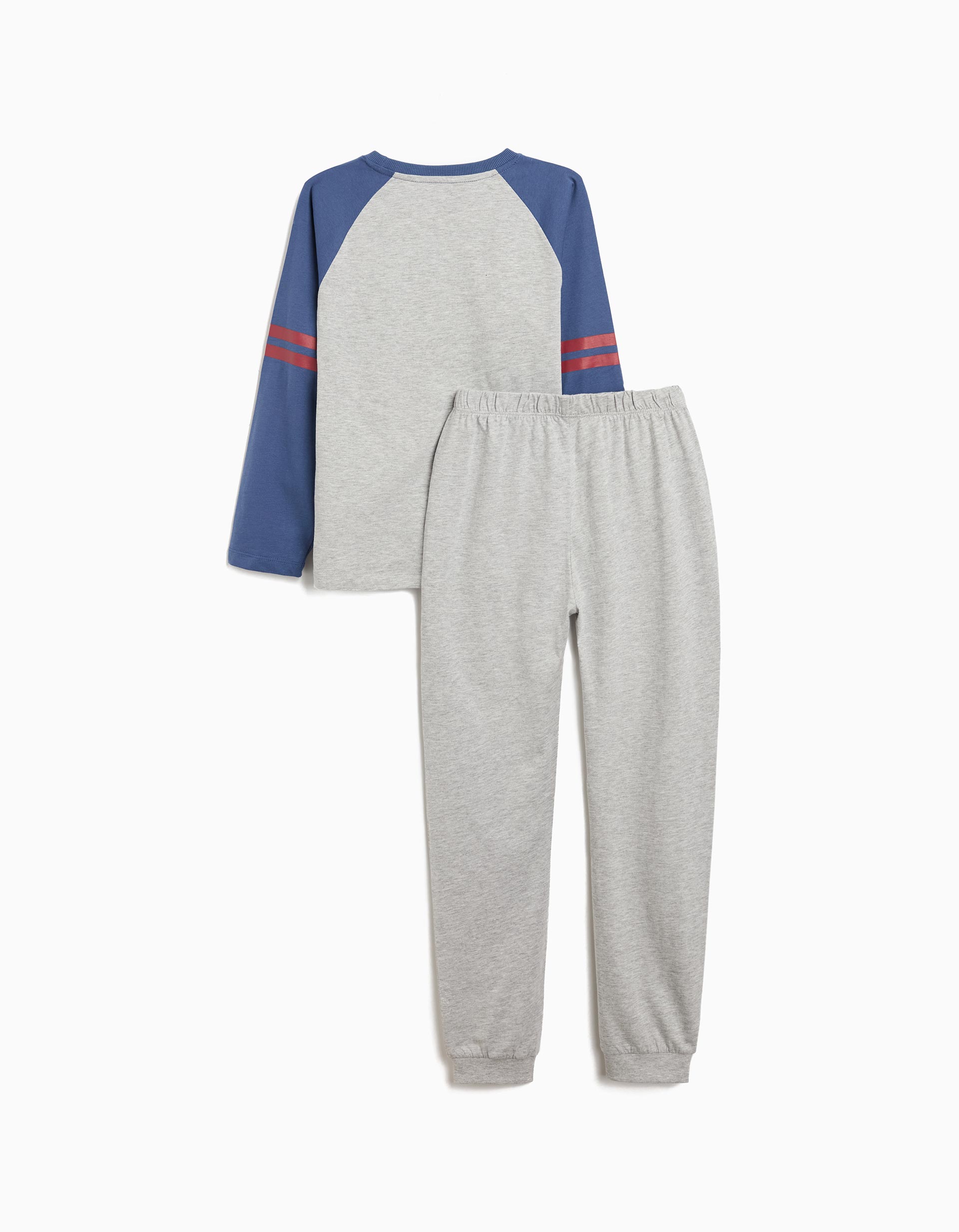 Pijama Jersey, Menino, Cinzento Claro