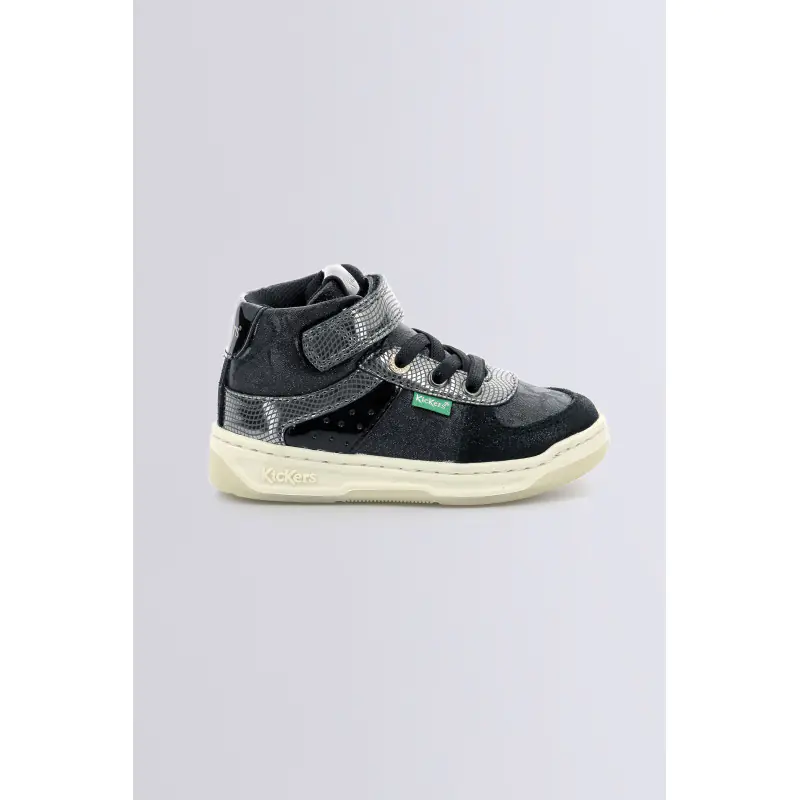 KICKALIEN NOIR BRILLANT SNEAKERS HAUTES Synthétique Fille