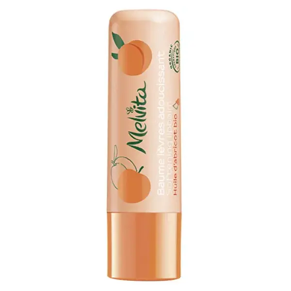 Bálsamo Labial Suavizante de Damasco Orgânico Melvita 3,5g