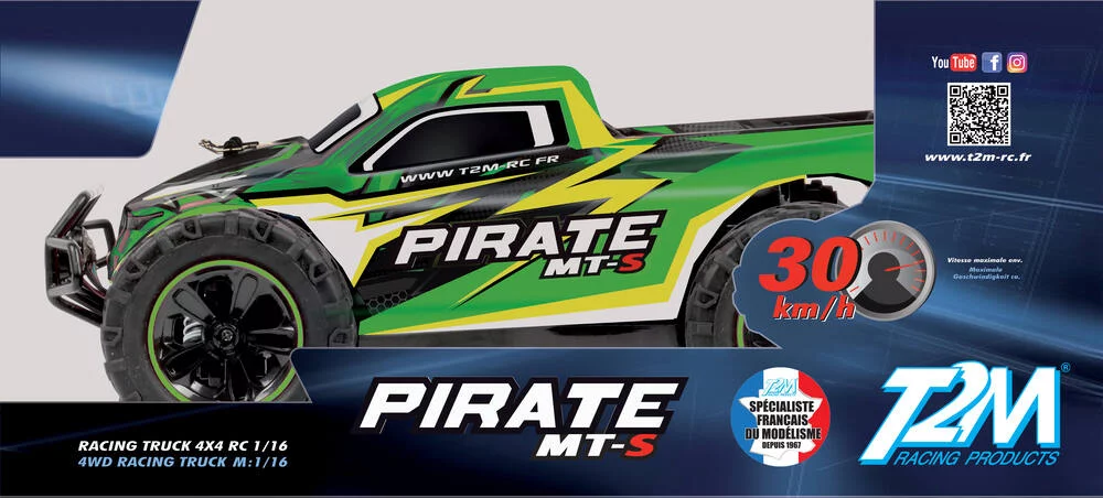 VOITURE TELECOMMANDEE PIRATE MT-S 1\/16