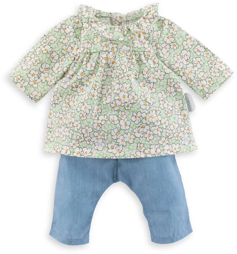 BB30 - BLOUSE ET PANTALON - VETEMENT POUR POUPON 30CM - COROLLE VETEMENTS