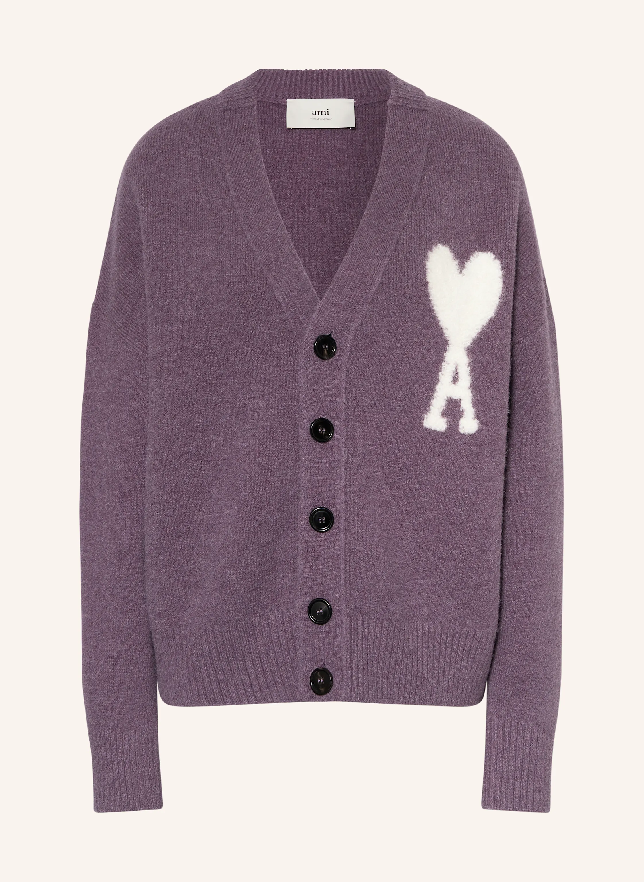 AMI PARIS Strickjacke aus Alpaka