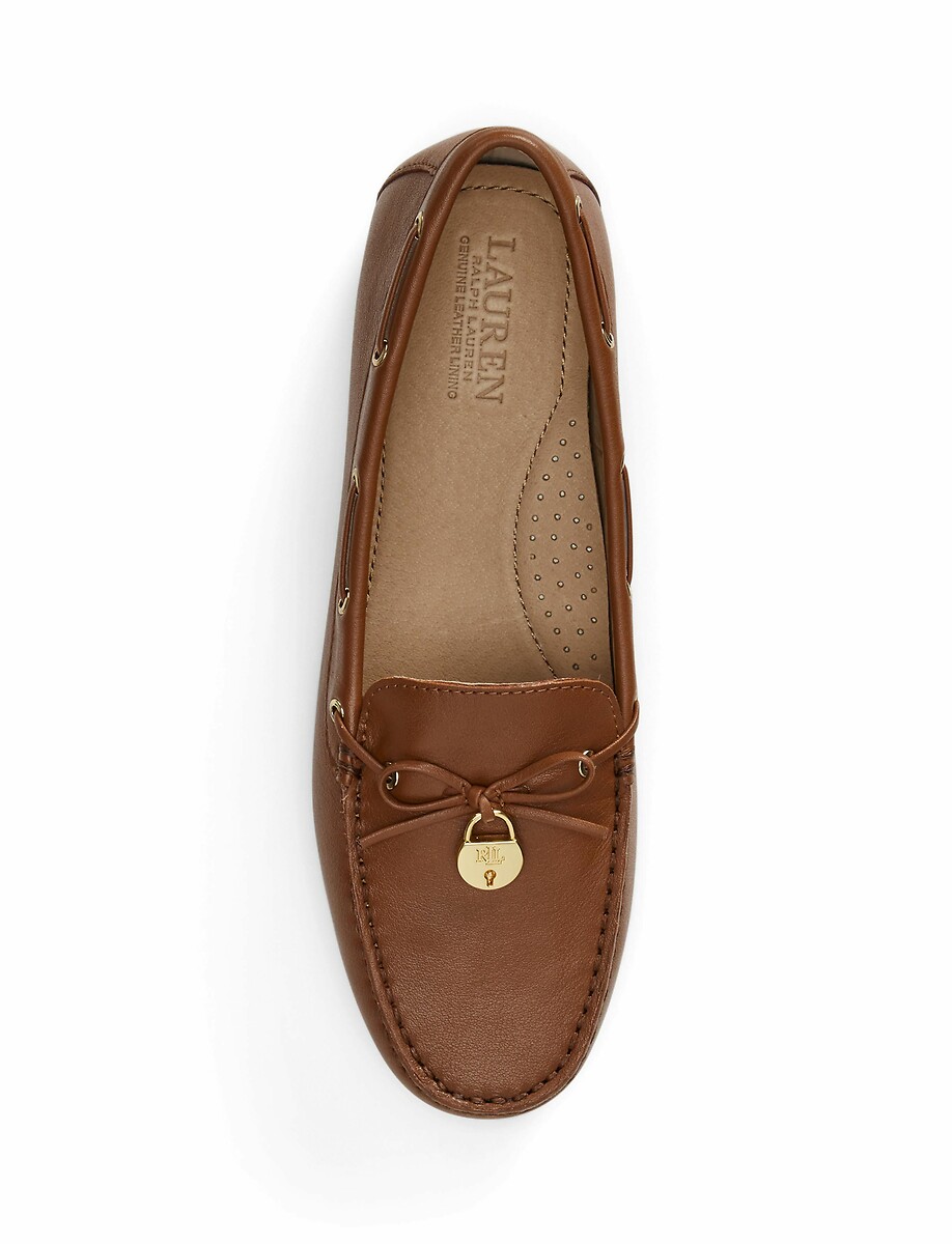 LAUREN RALPH LAUREN<br>Mocassins de couro Wylie