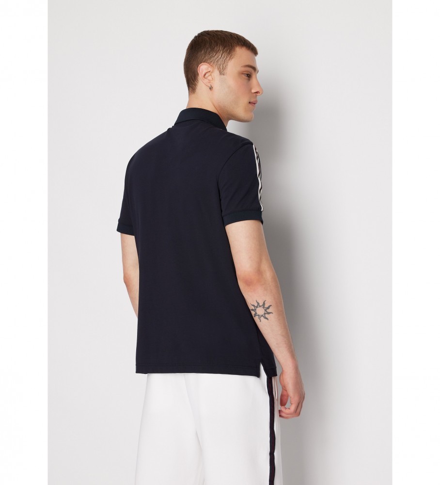 Polo Armani Exchange Navy Piqu