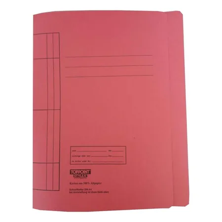 Stylex Manila Karton Schnellhefter DIN A4, 250g, rot, 25 Stück
