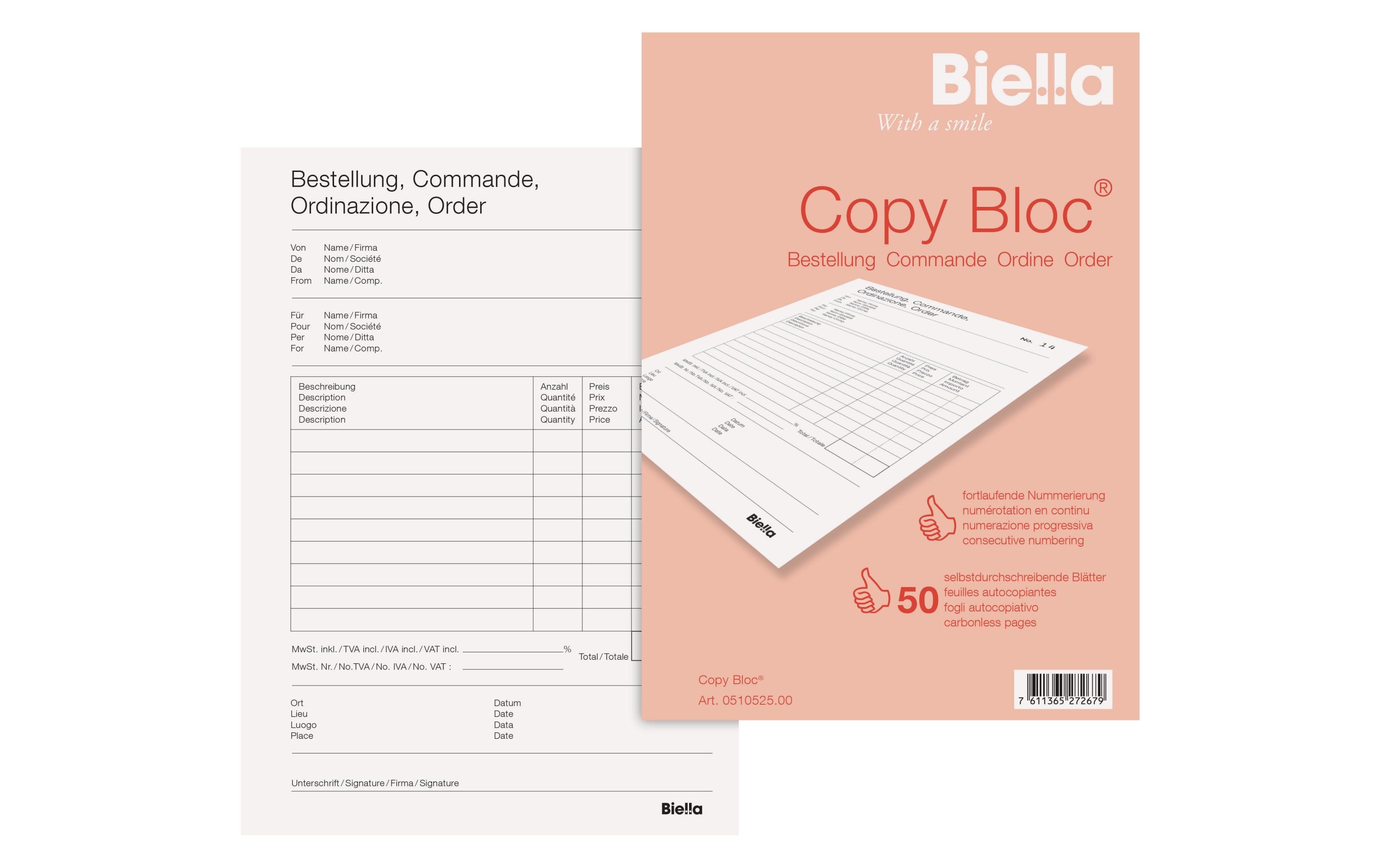 Durchschreibeblock Copy Block A5 BestellscheinCopy Block, A5