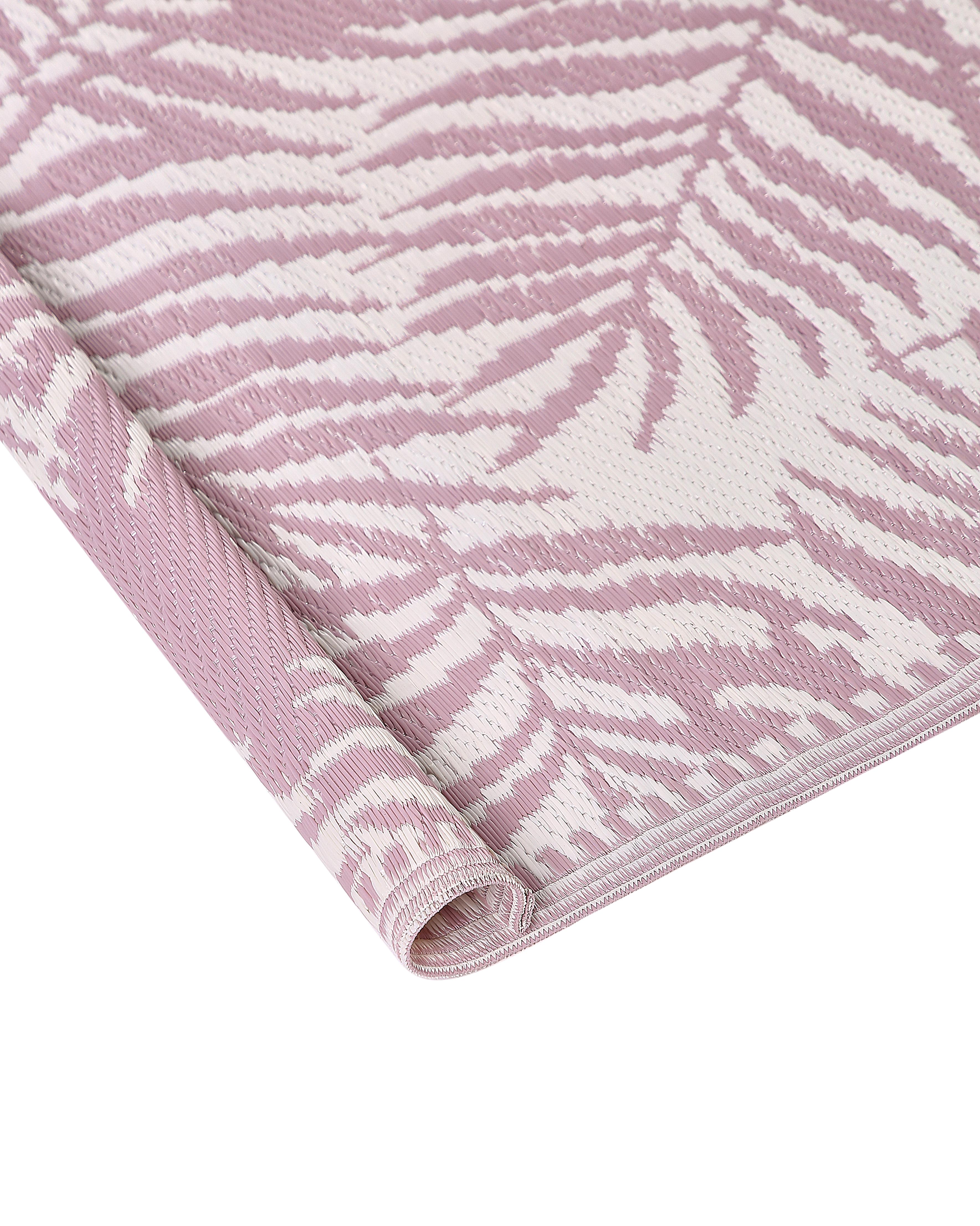 Tuintapijt KOTA Roze 120 x 180 cm dubbelzijdig