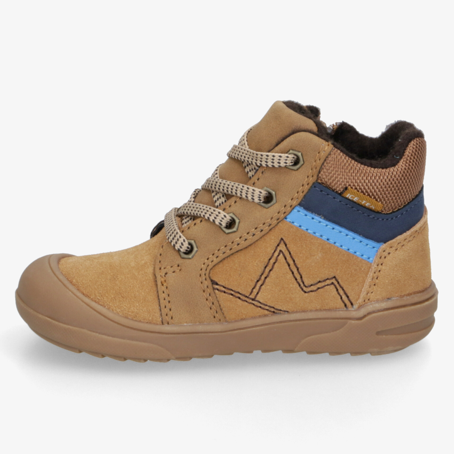 Bambulini Kinder Schnürstiefel braun
