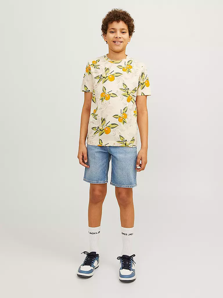 JACK & JONES Jungen Jeansshorts JJICHRIS JJORIGINAL hellblau