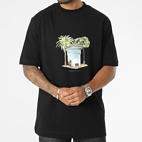 Tee Shirt Oversize Large Noir