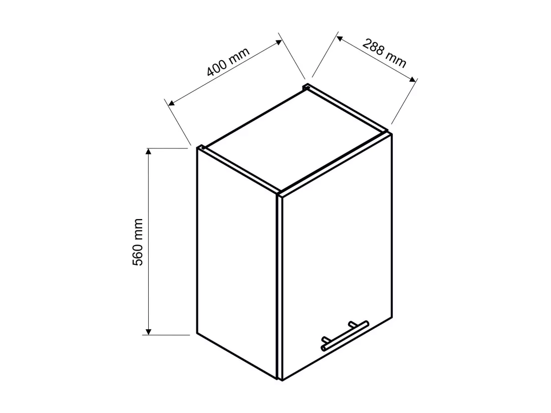 Cuisine complète MILA 6 éléments couleur sonoma avec plan de travail inclus - Longueur 180 cm