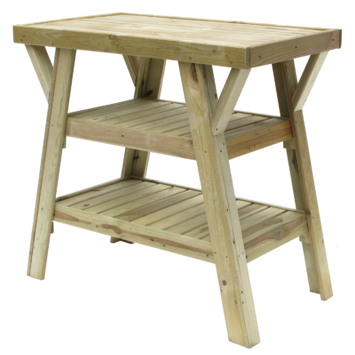 Oppottafel Imperial grenen hout 51 x 84 x 88 cm