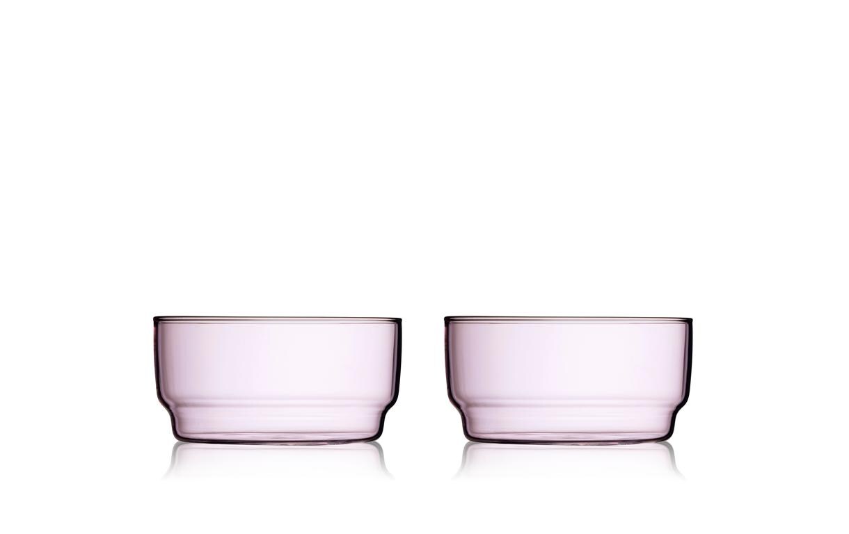 Schale Torino Pink, 2 Stück, 12 cmGlasschüssel zum Servieren einer Vielzahl von Speisen