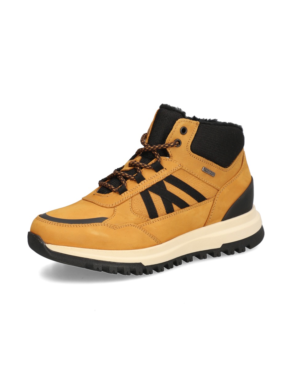 Lederkombination Boot