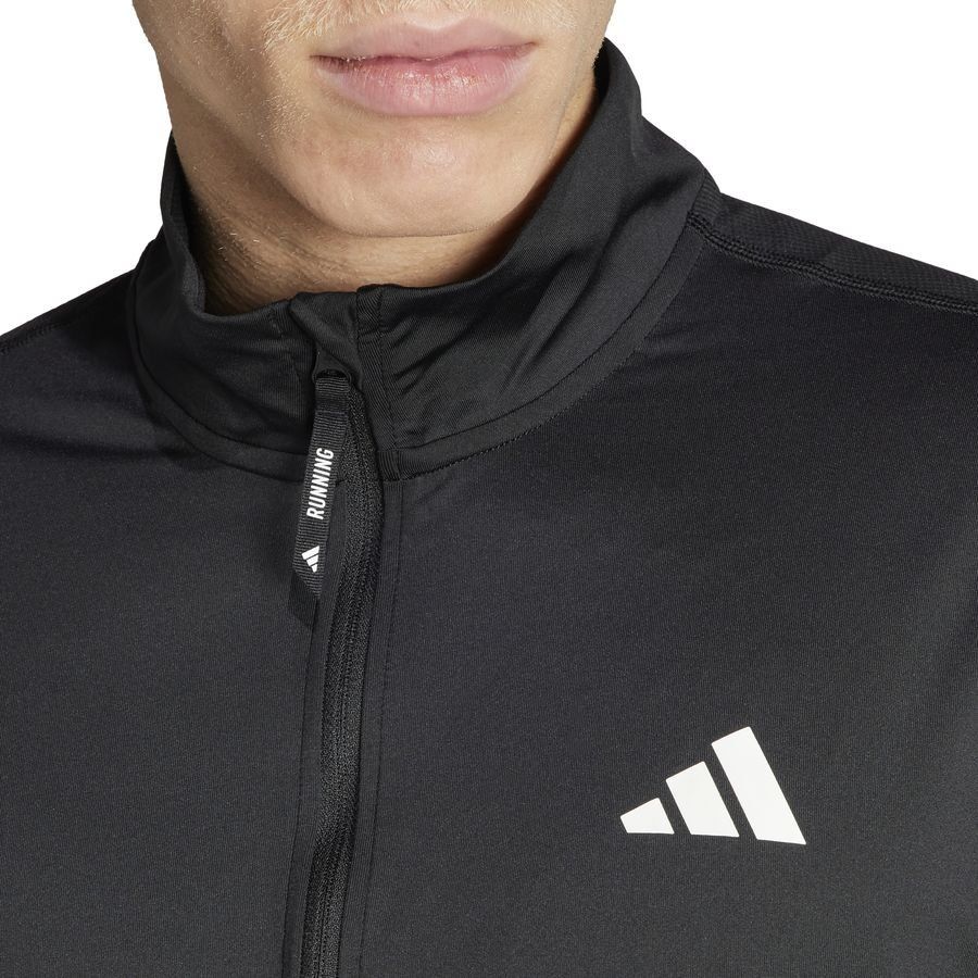 adidas Haut Running Own The Run 1/2 Zip - Noir/Blanc